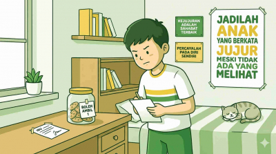 Jadilah Anak yang Berkata Jujur Meski Tidak Ada yang Melihat