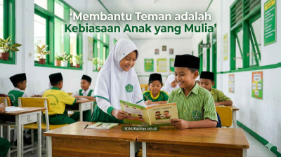 Membantu Teman adalah Kebiasaan Anak yang Mulia