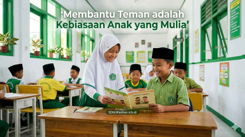 Membantu Teman adalah Kebiasaan Anak yang Mulia